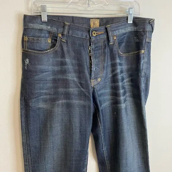 PRPS Men's Rambler Skinny Raw Rinse Japanese Denim Size 32 - Picture 2 of 8